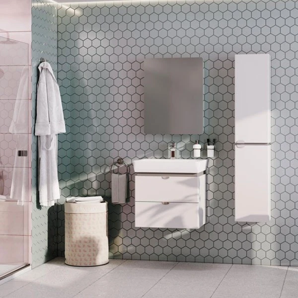 Мебель для ванной Акватон Скай Pro 60, цвет белый глянец
