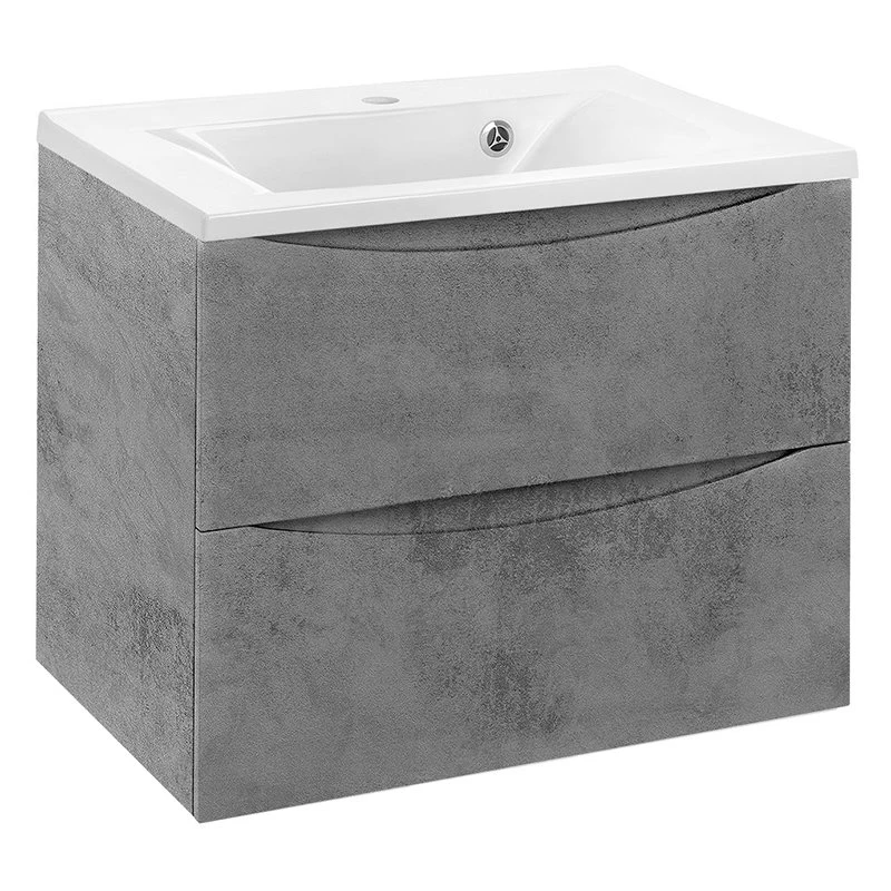 Мебель для ванной Vincea Mia 65, под раковину из искусственного камня, цвет бетон
