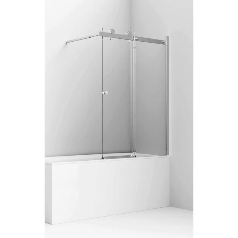 Шторка на ванну Ambassador Bath Screens 16041115 110x140, стекло прозрачное, профиль хром