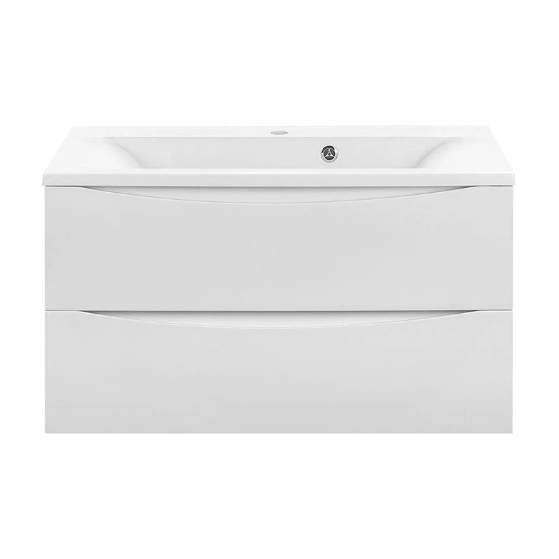 Мебель для ванной Vincea Mia 90, под раковину из искусственного камня, цвет белый глянец - фото 1