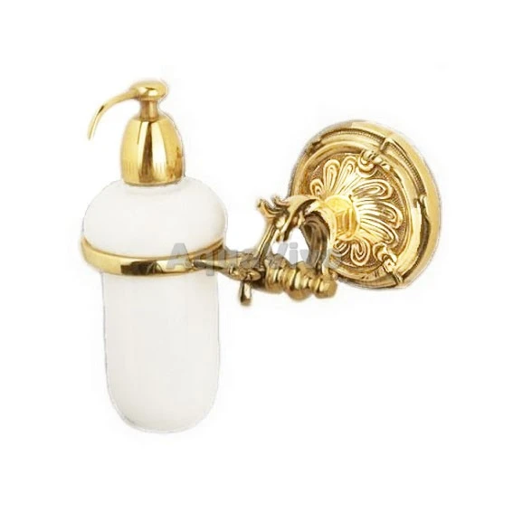 Дозатор Art&Max Barocco AM-1788-Do-Ant для жидкого мыла, подвесной, цвет античное золото