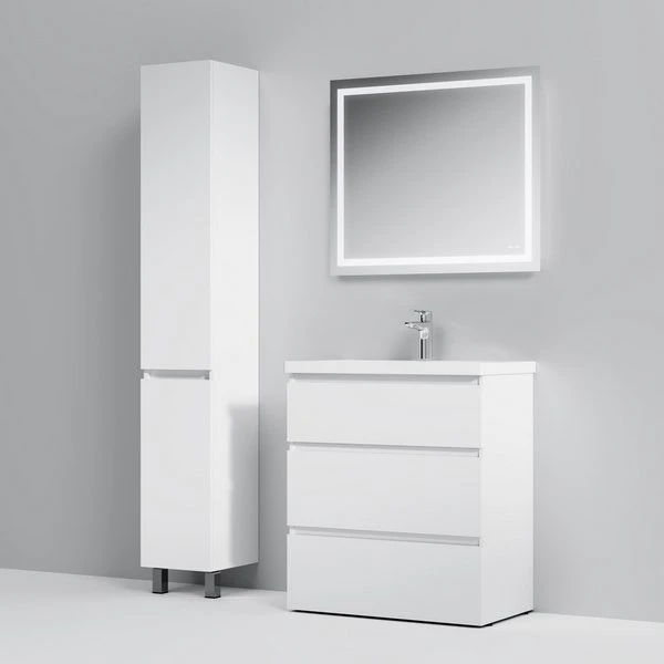 Мебель для ванной AM.PM Gem S 75 напольная, цвет белый глянец
