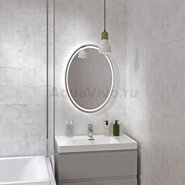 Зеркало Cersanit LED 040 Design 57x77, с подсветкой, с функцией антизапотевания