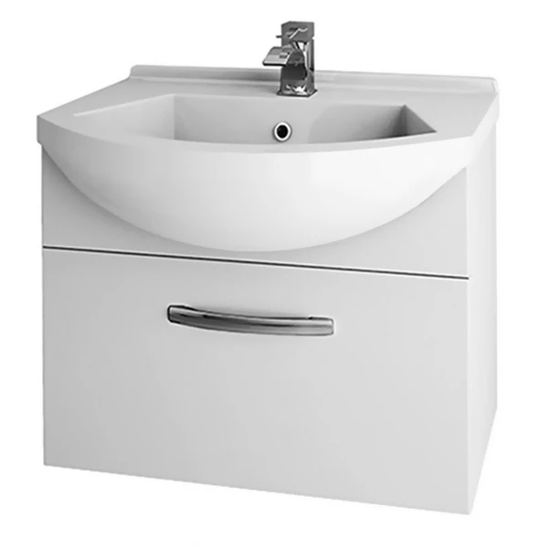 Мебель для ванной Dreja Alfa 55, цвет белый лак