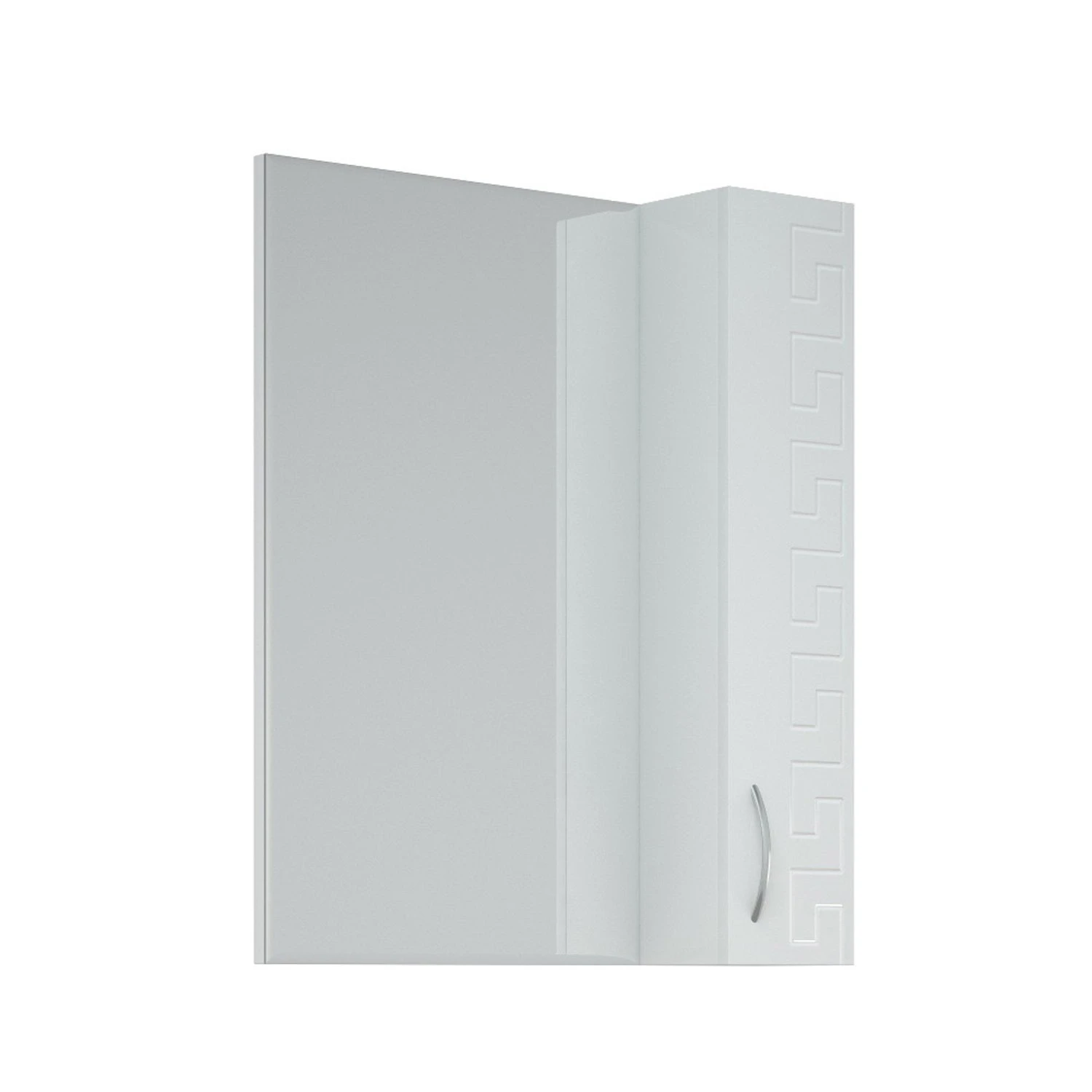 Шкаф-зеркало Corozo Олимп 50, правый, цвет белый - фото 1