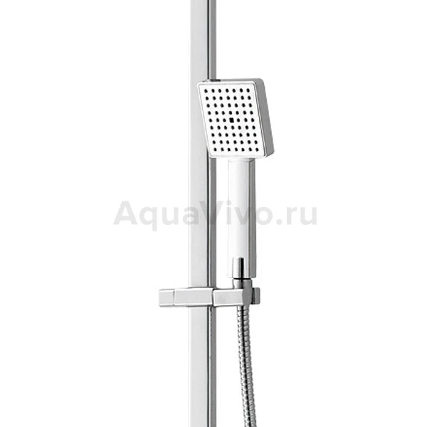 Душевая стойка RGW Shower Panels SP-22 с верхним душем и термостатическим смесителем, цвет хром - фото 1