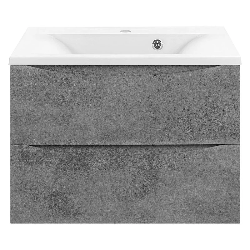 Мебель для ванной Vincea Mia 65, под раковину из искусственного камня, цвет бетон