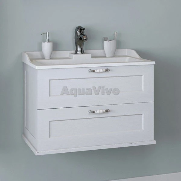 Мебель для ванной Акватон Леон 65, цвет белый дуб - фото 1