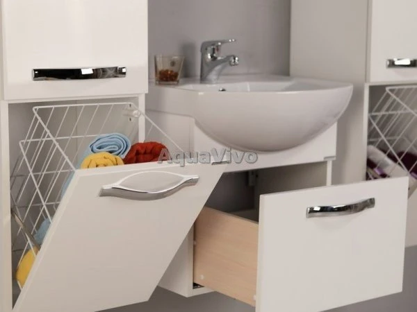 Мебель для ванной Акватон Ария 65 цвет белый - фото 1