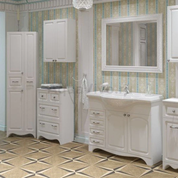 Мебель для ванной Corozo Классика 105, цвет белый