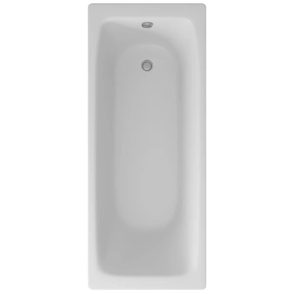 Чугунная ванна Delice Comfort Biove 170х75, без ножек, цвет белый