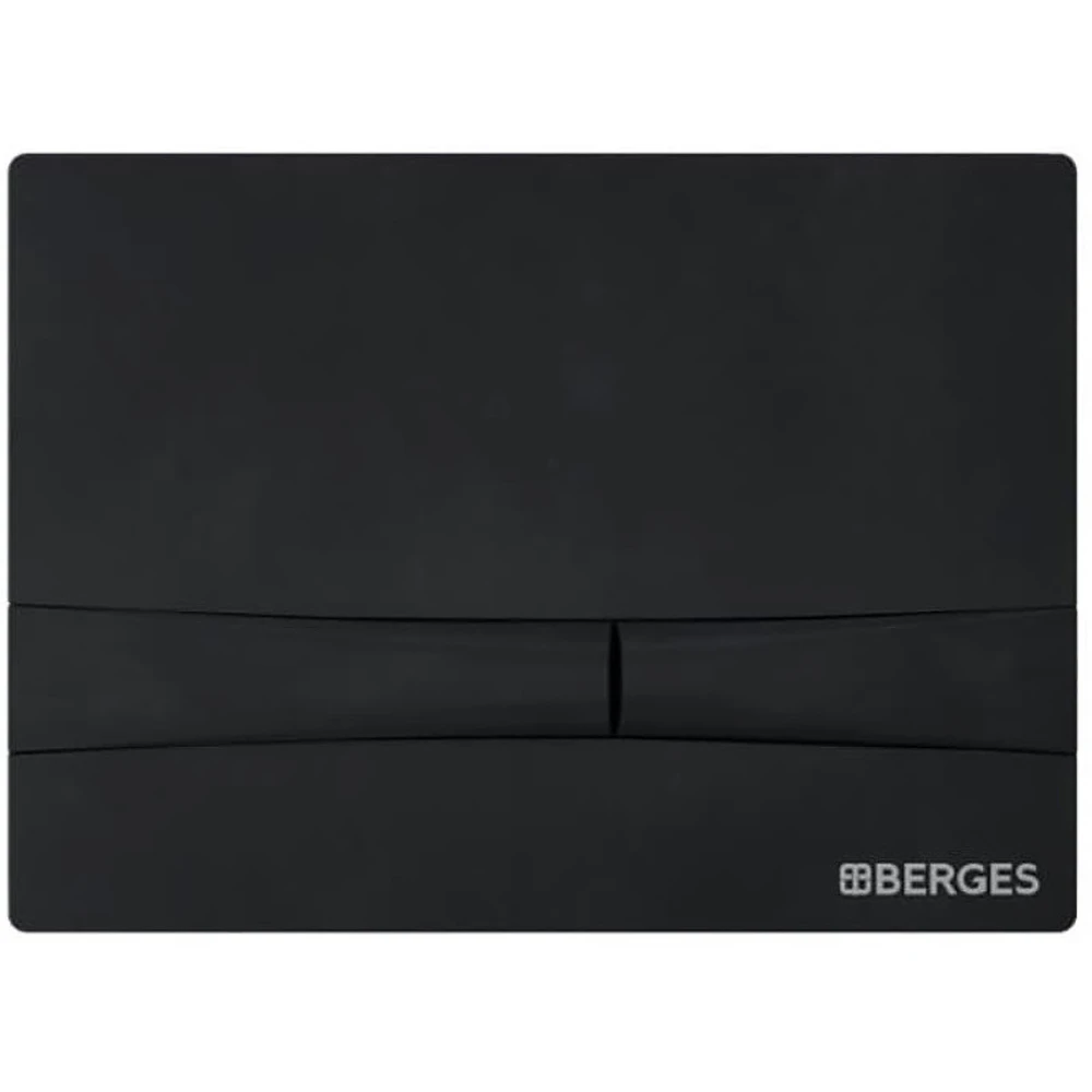 Комплект Berges 047255 унитаза Ego Rimlessс сиденьем микролифт и инсталляция Novum 525 с черной кнопкой F5 Soft Touch