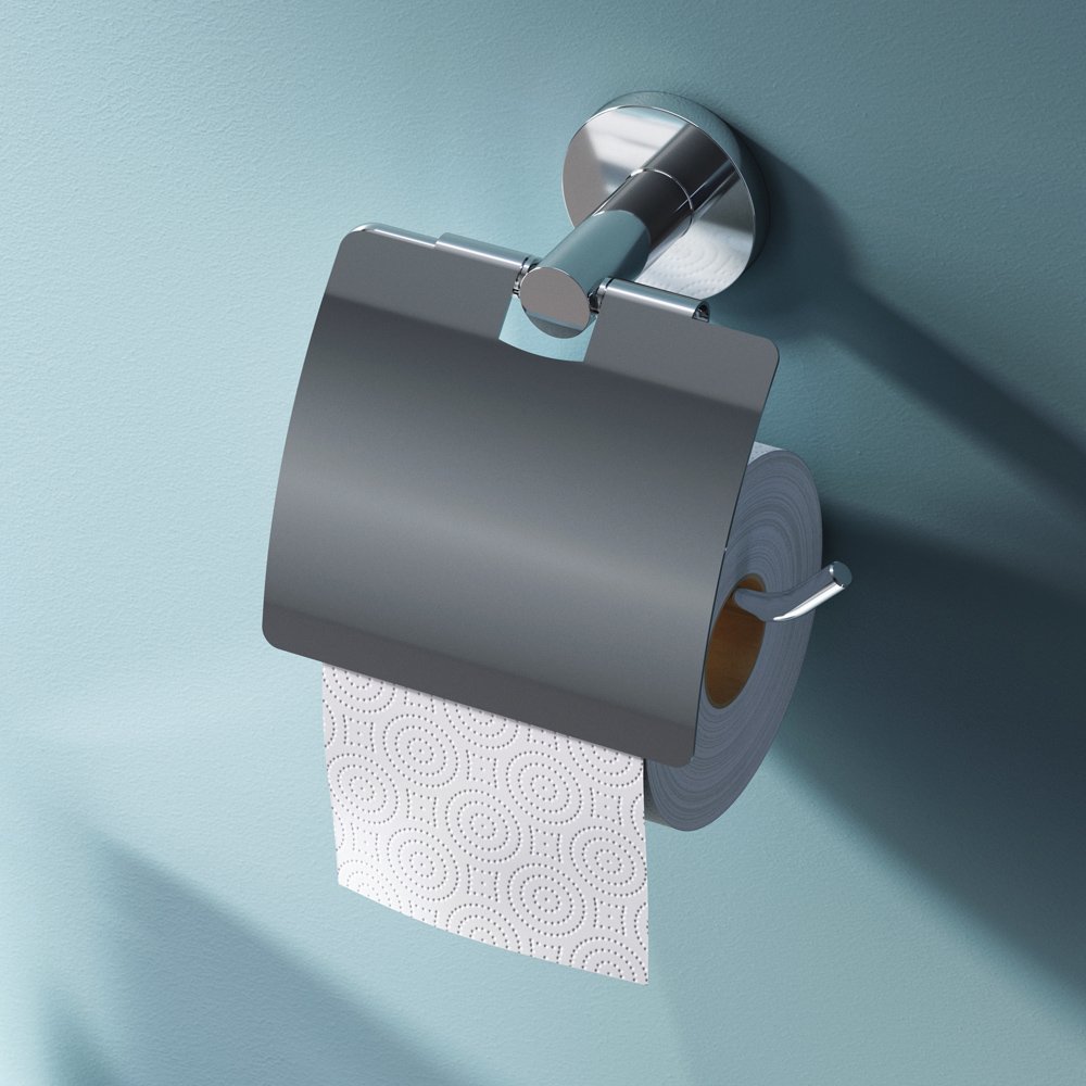 Держатель туалетной бумаги AM.PM X-Joy A85A341400, с крышкой, цвет хром - фото 1