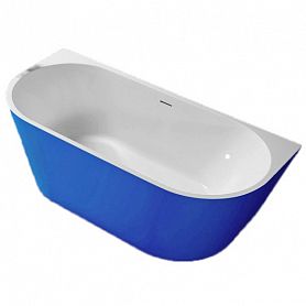 Ванна Abber AB9216-1.7DB 170x80 акриловая, цвет синий - фото 1
