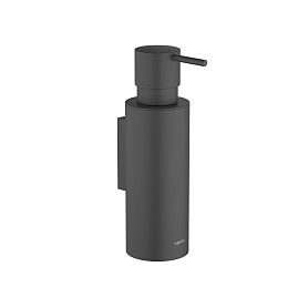 Дозатор Акватек Оберон AQ4205MB для жидкого мыла, подвесной, цвет черный матовый - фото 1