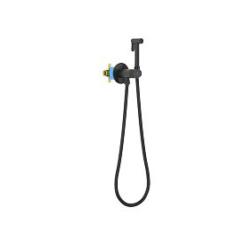 Гигиенический душ Акватек Бетта AQ1023MB, со встраиваемым смесителем, цвет черный матовый - фото 1