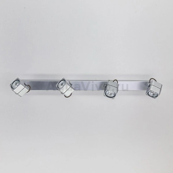 Спот Citilux Рубик CL526541S, арматура хром, плафоны металл серебро, 80х16 см - фото 1
