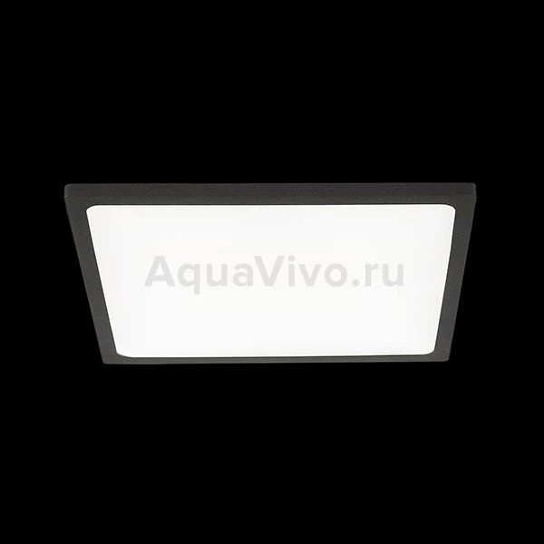 Точечный светильник Citilux Омега CLD50K222, арматура черная, плафон полимер белый, 3000K, 18х18 см