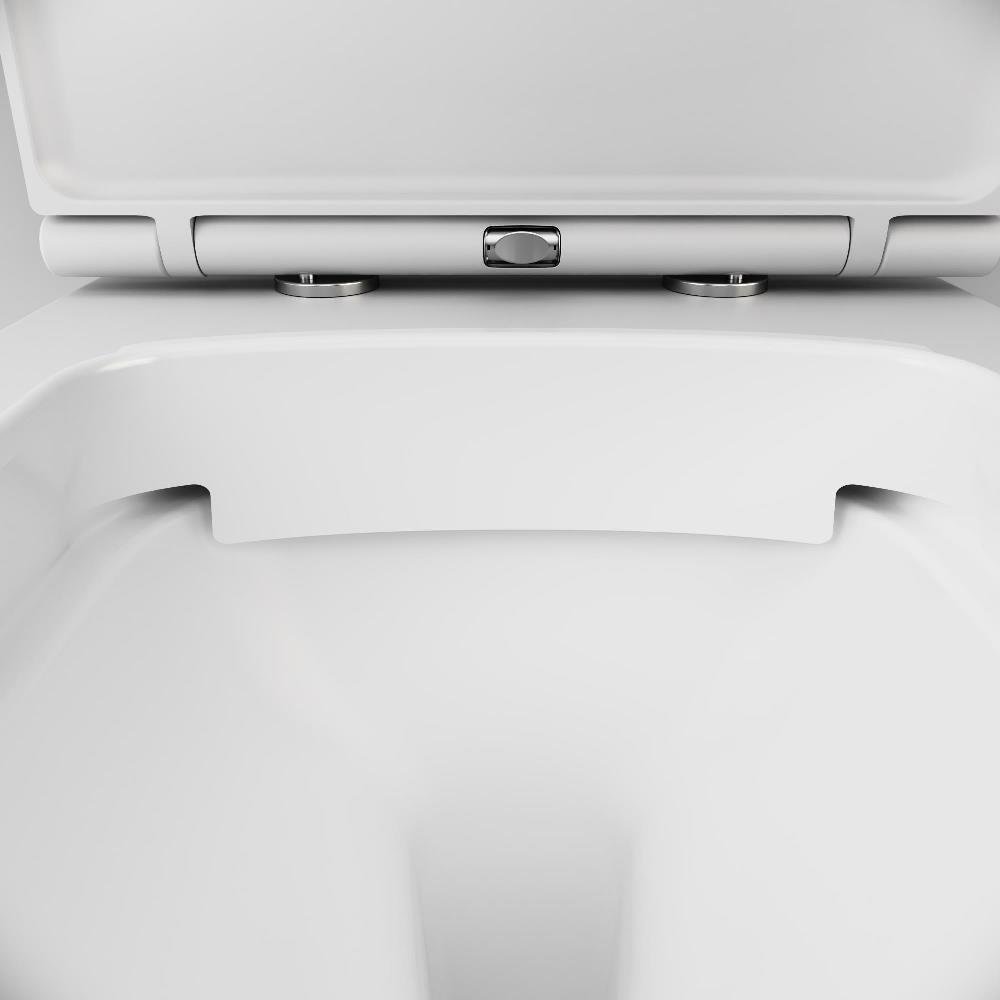 Унитаз AM.PM Inspire 2.0 FlashClean C50A1700MWSC подвесной, безободковый, с сиденьем микролифт, цвет белый матовый