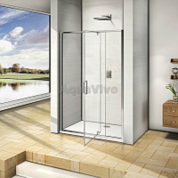 Душевая дверь Good Door Orion WTW-PD-100-C-CH 100, стекло прозрачное, профиль хром