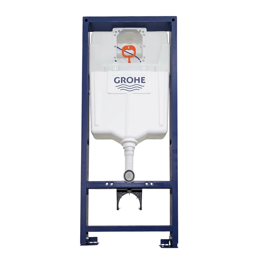 Комплект: Инсталляция Grohe 38811KF0 черная кнопка+Stella JK1021007 белый унитаз