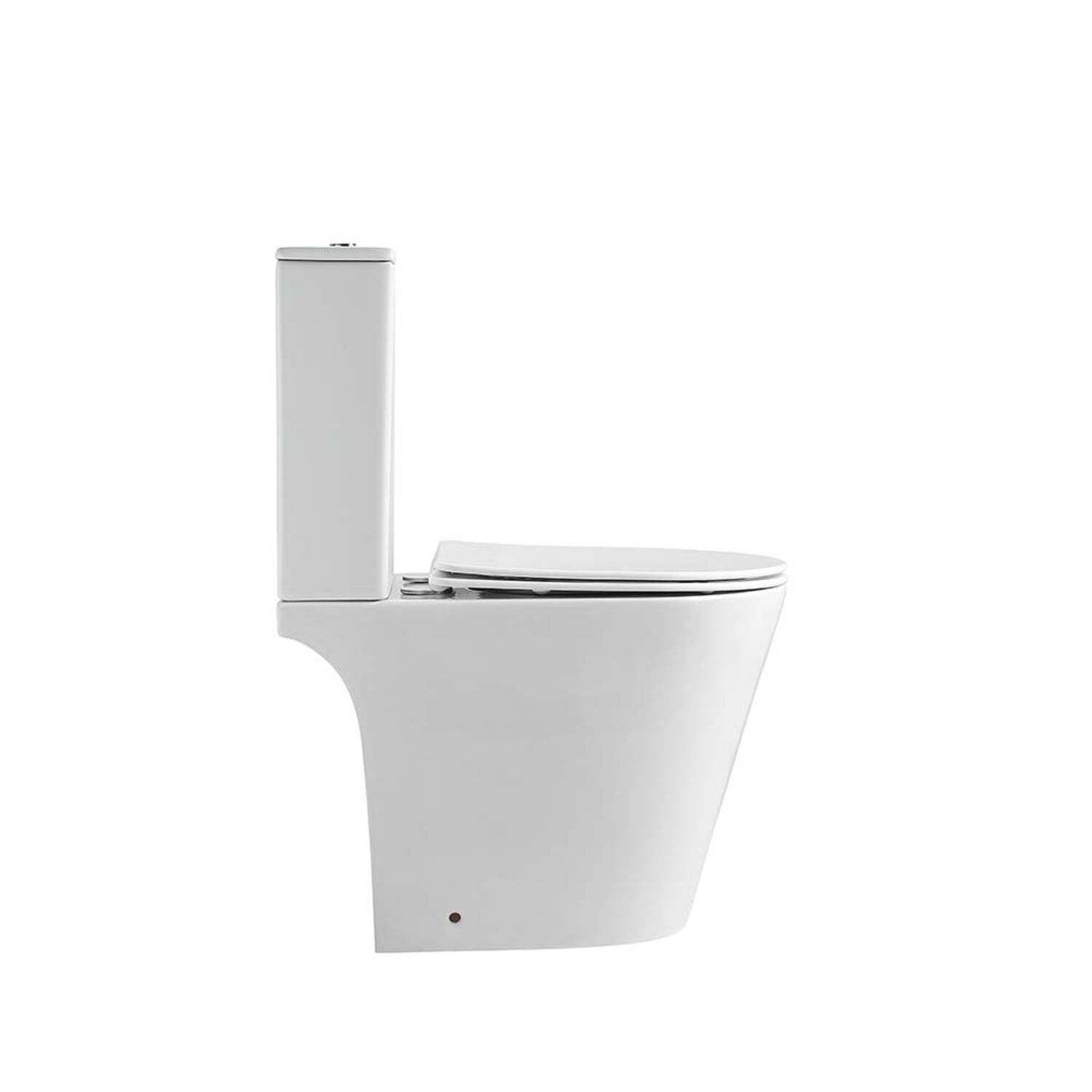 Унитаз-компакт Акватек Либерти AQ2999T-00 напольный, безободковый, смыв Торнадо, с сиденьем микролифт, цвет белый - фото 1