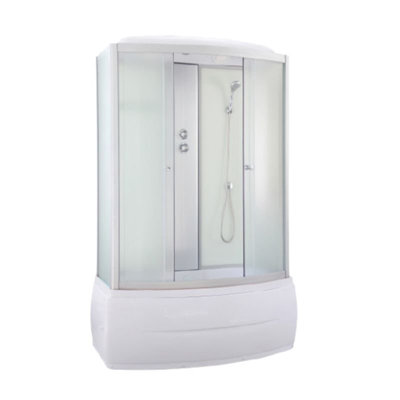 Душевая кабина Parly Bianco BN170FR 170x75, стекло матовое, профиль хром