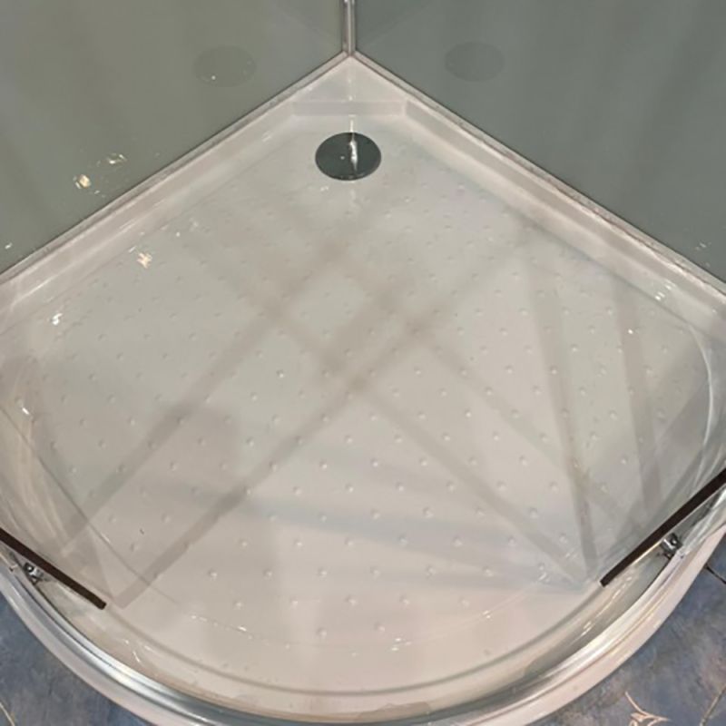 Душевая кабина Frank F400 Brilliant 100x100, с полотенцедержателем, стекло прозрачное, профиль хром