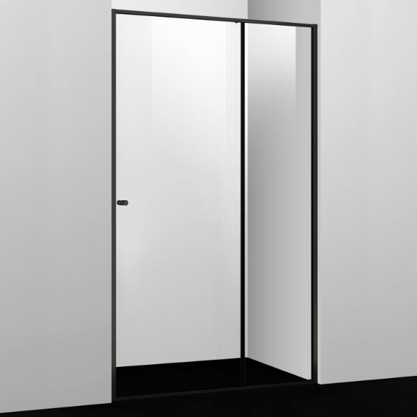Душевая дверь WasserKRAFT Dill WasserSchutz 61S12 100x200, стекло прозрачное, профиль черный
