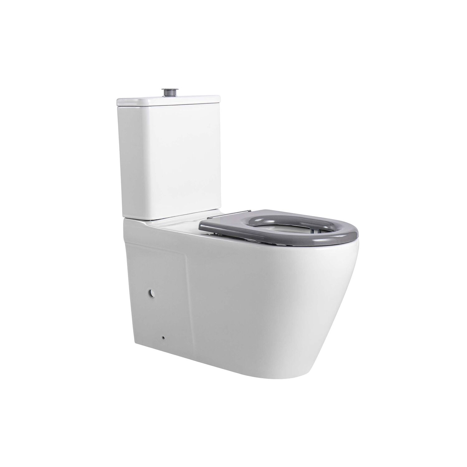 Унитаз-компакт Акватек AQ2213-00 напольный, для людей с ограниченными возможностями, с сиденьем микролифт, цвет белый