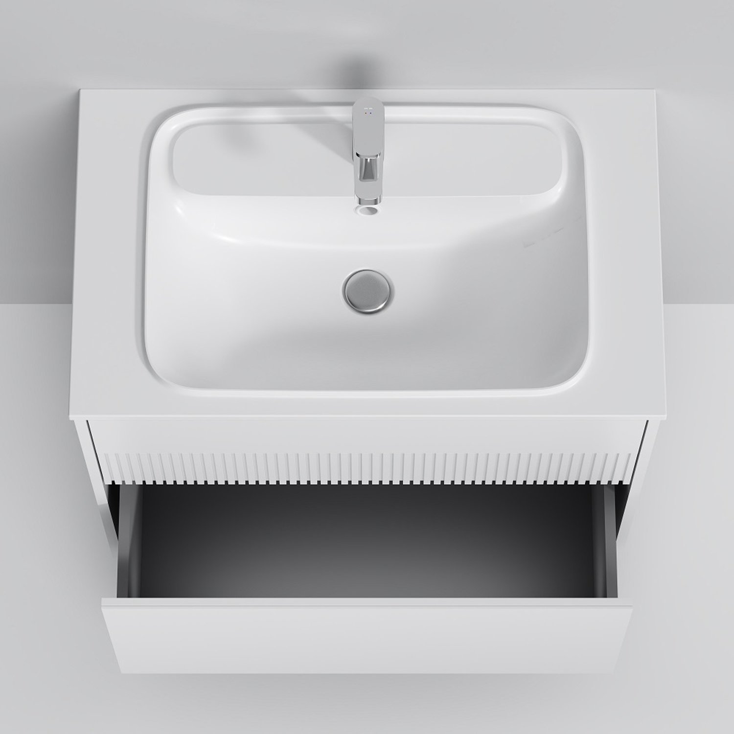 Тумба под раковину AM.PM Func 80, цвет белый матовый - фото 1