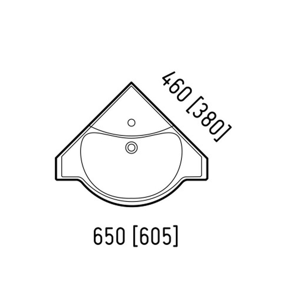 Мебель для ванной Corozo Классика 65, угловая, цвет белый