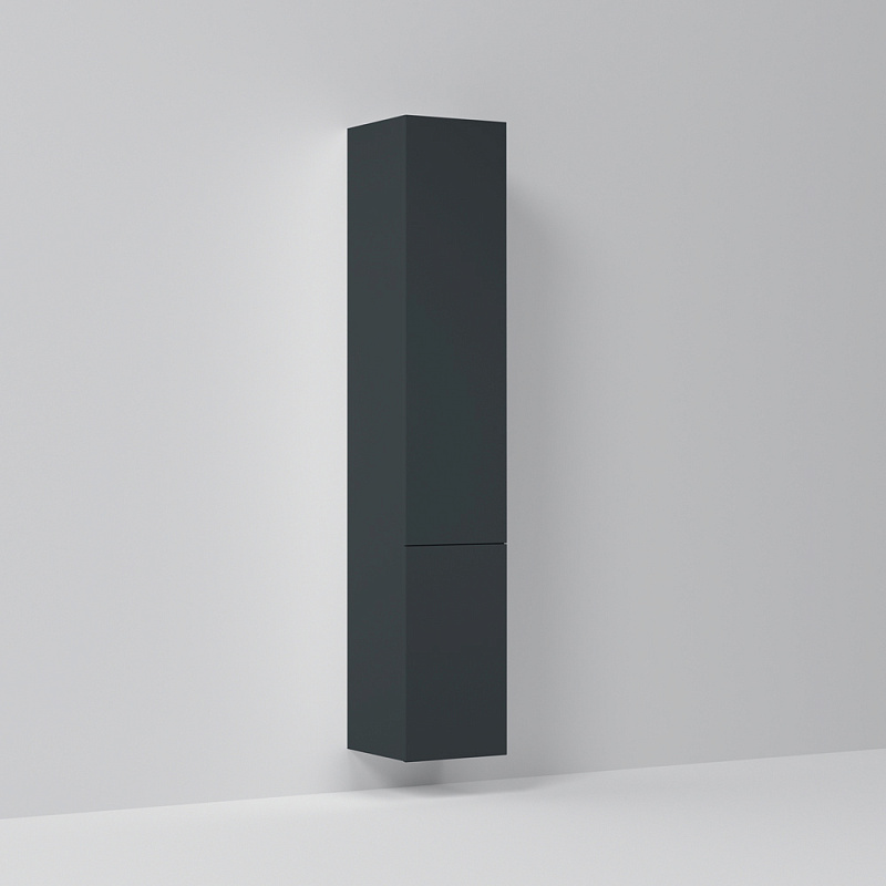 Шкаф-пенал AM.PM Gem 30, правый, цвет графит матовый - фото 1