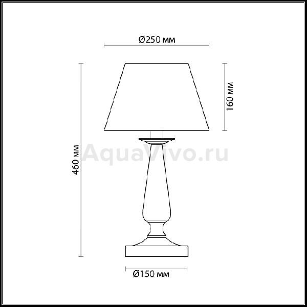 Интерьерная настольная лампа Lumion Hayley 3712/1T, арматура цвет белый, плафон/абажур ткань, цвет белый