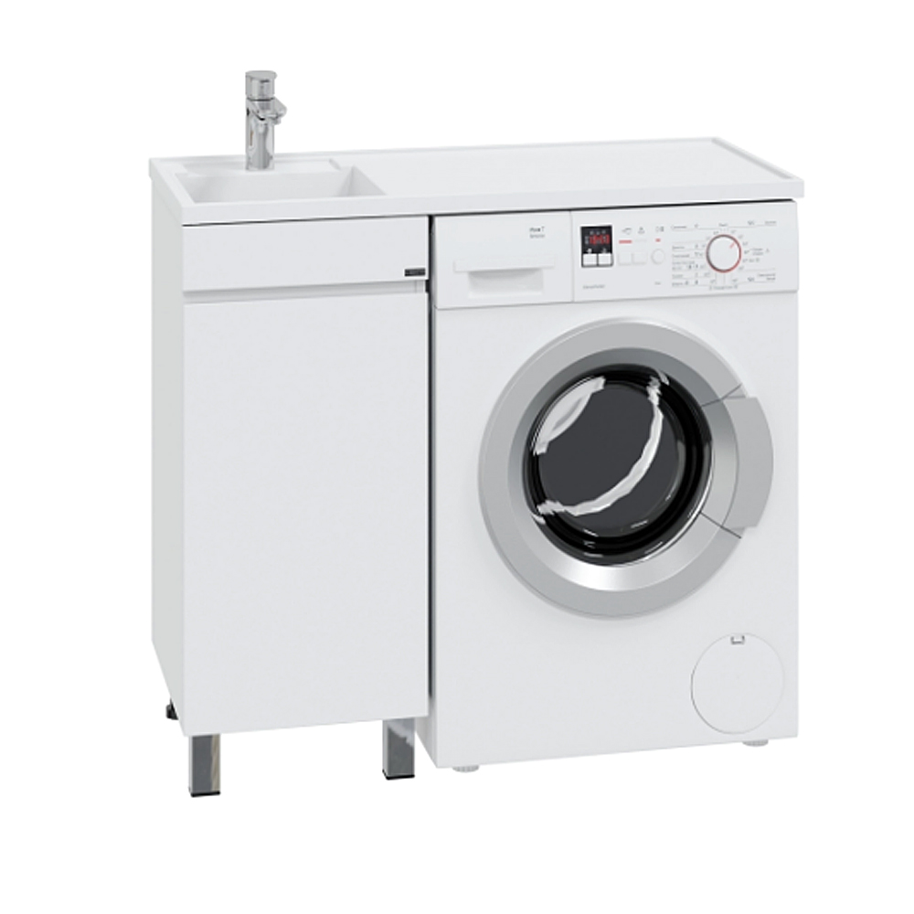 Тумба под раковину Санта Марс 38 напольная, цвет белый - фото 1