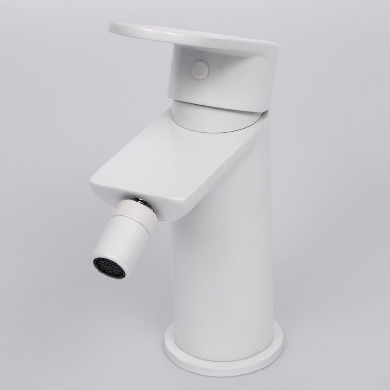 Смеситель WasserKRAFT Mindel 8506 для биде, с донным клапаном, цвет белый