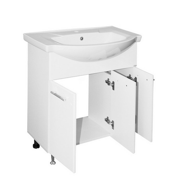 Мебель для ванной Mixline Вега 75, цвет белый - фото 1