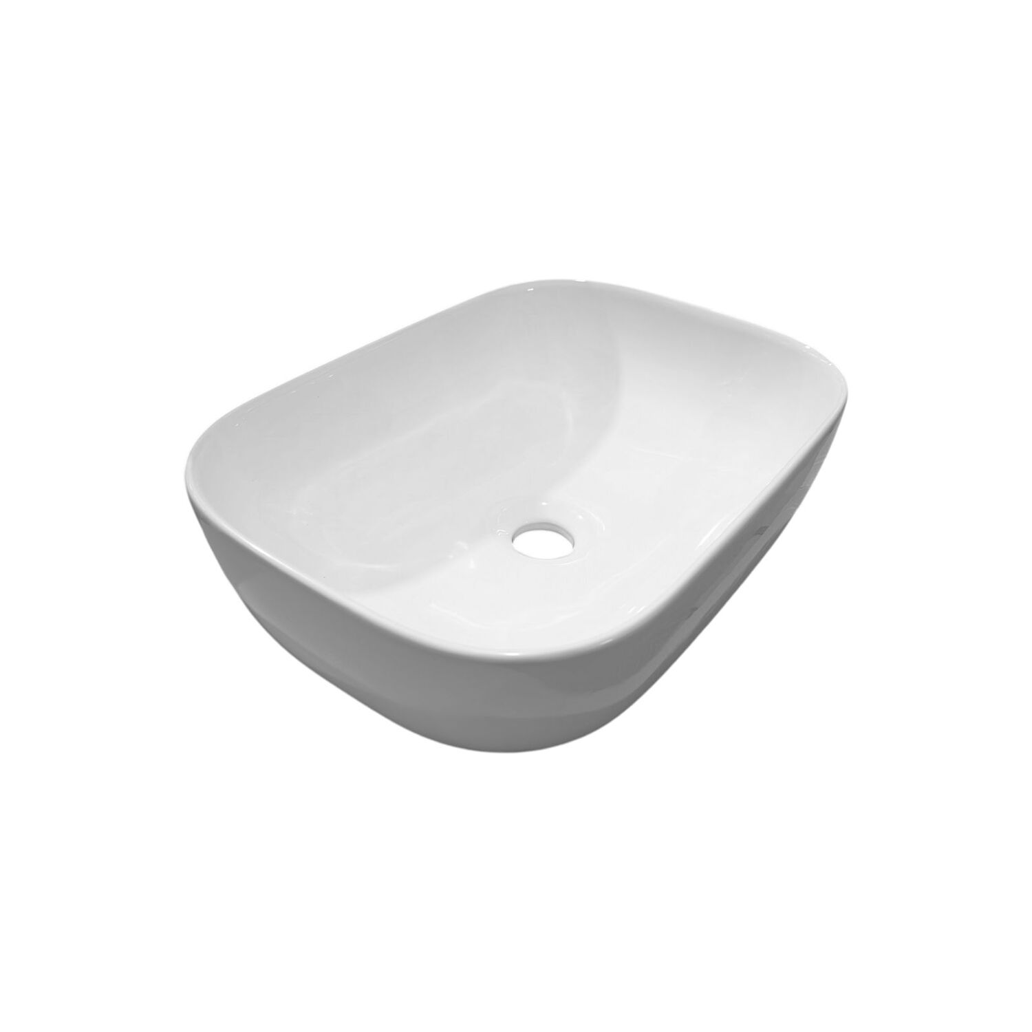 Раковина Joki Herba JK84354017 накладная, 46x32 см, цвет белый глянцевый