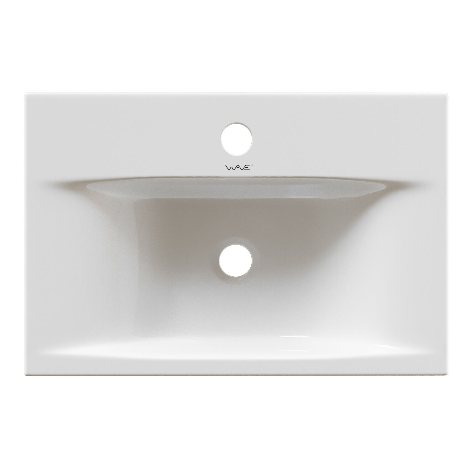 Раковина Mixline Wave Trend 45x30 накладная, цвет белый - фото 1