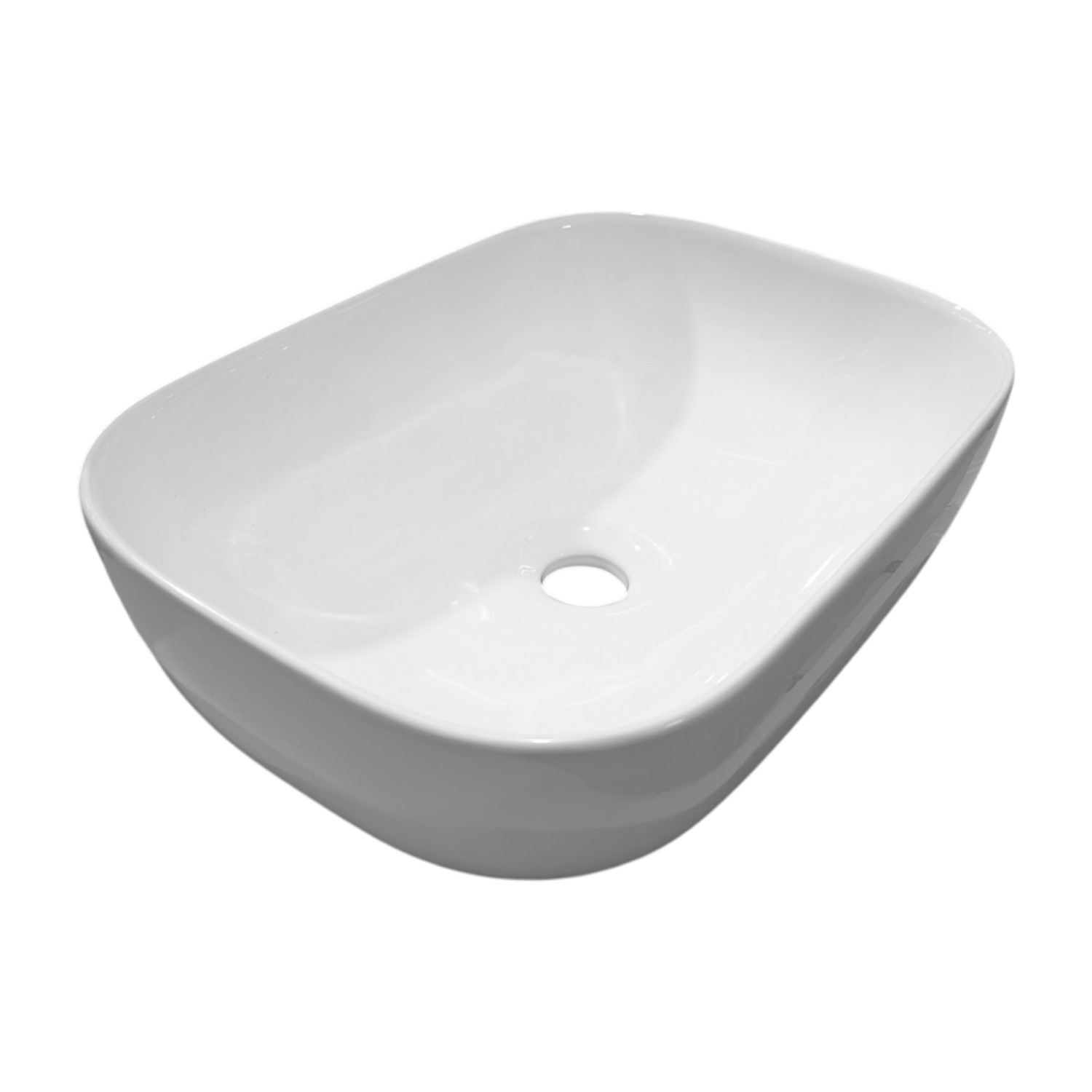 Раковина Joki Herba JK84354017 накладная, 46x32 см, цвет белый глянцевый - фото 1