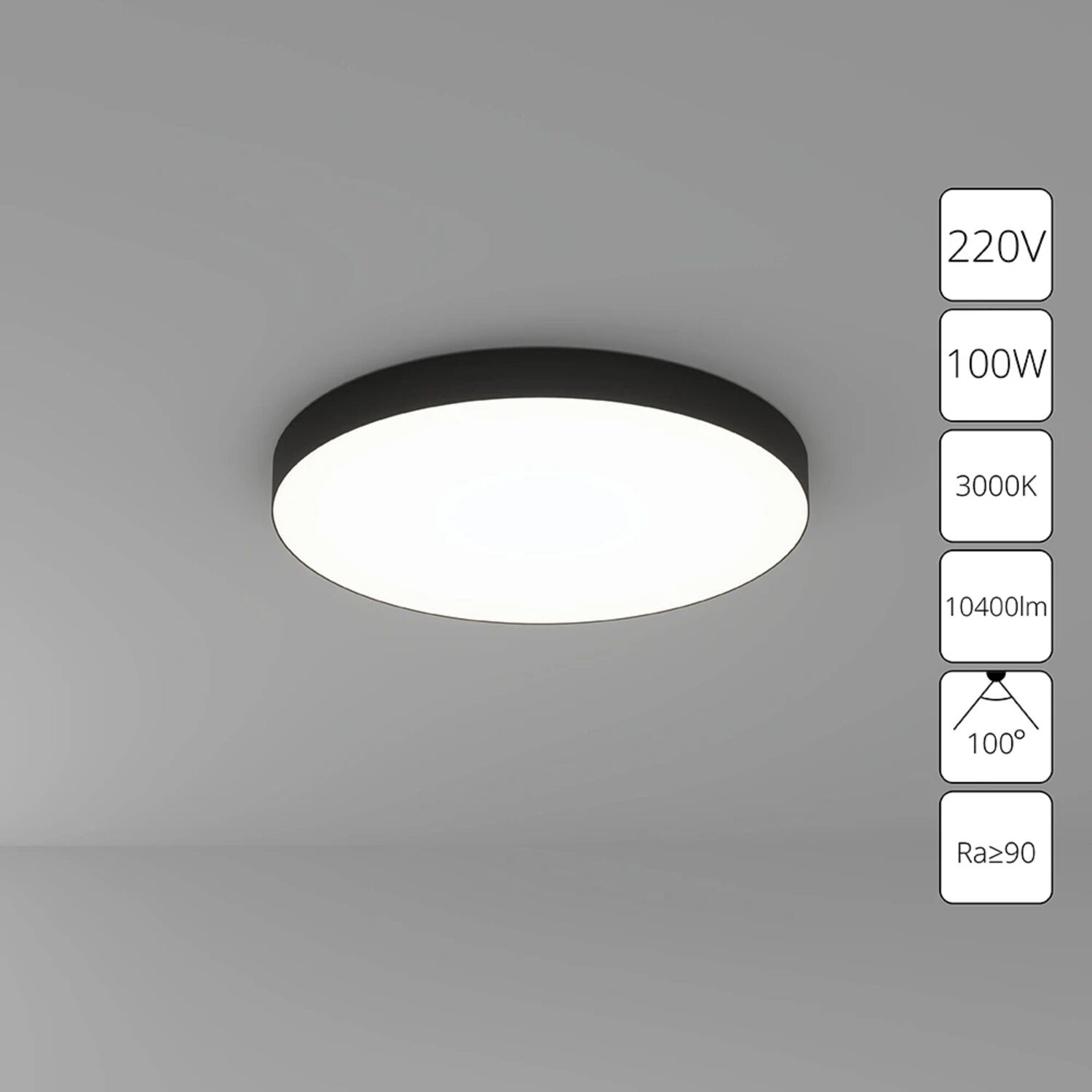 Потолочный светильник Arte Lamp Fado A7399PL-1BK, арматура черная   