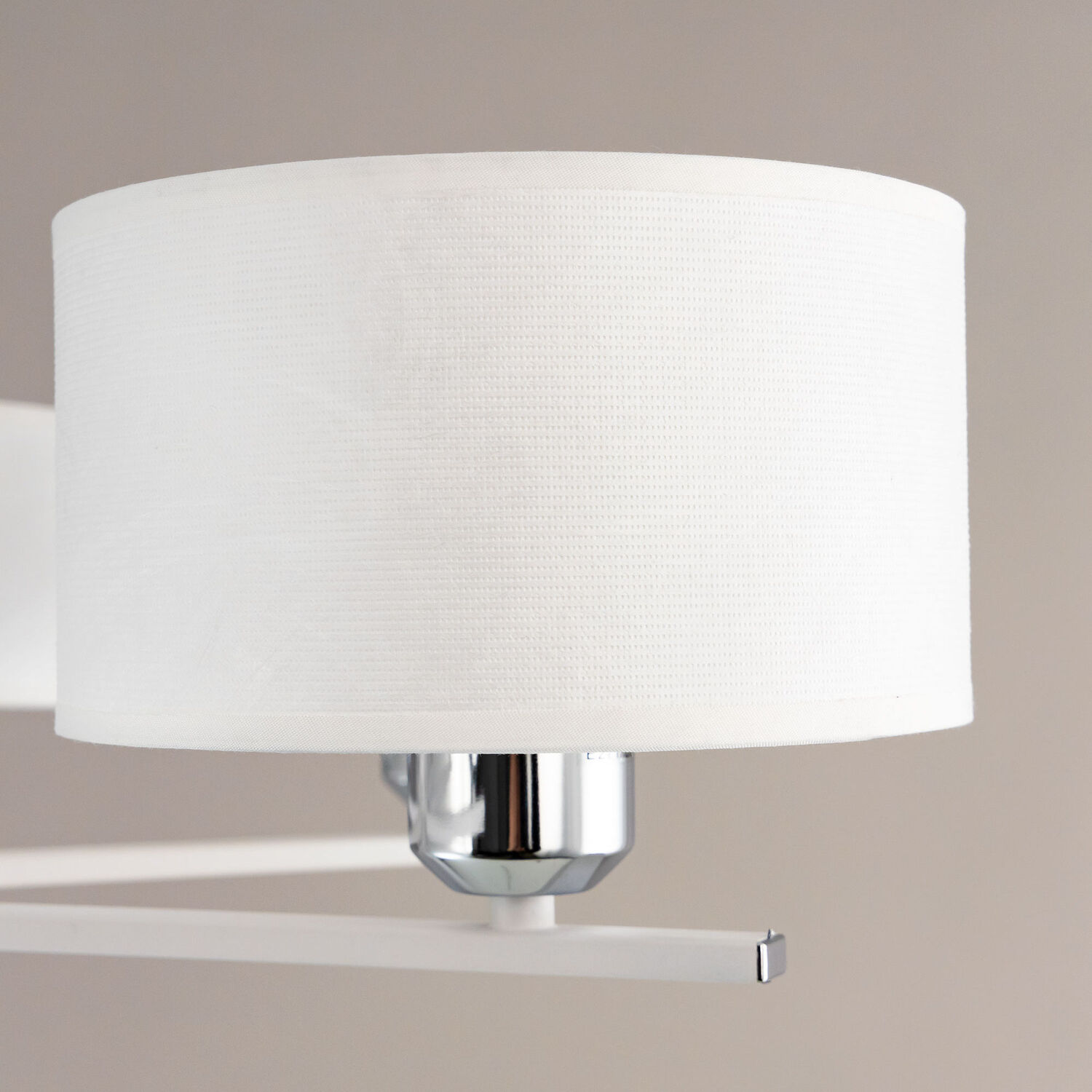 Подвесная люстра Citilux Тильда CL469150, арматура белая, плафоны текстиль белый - фото 1