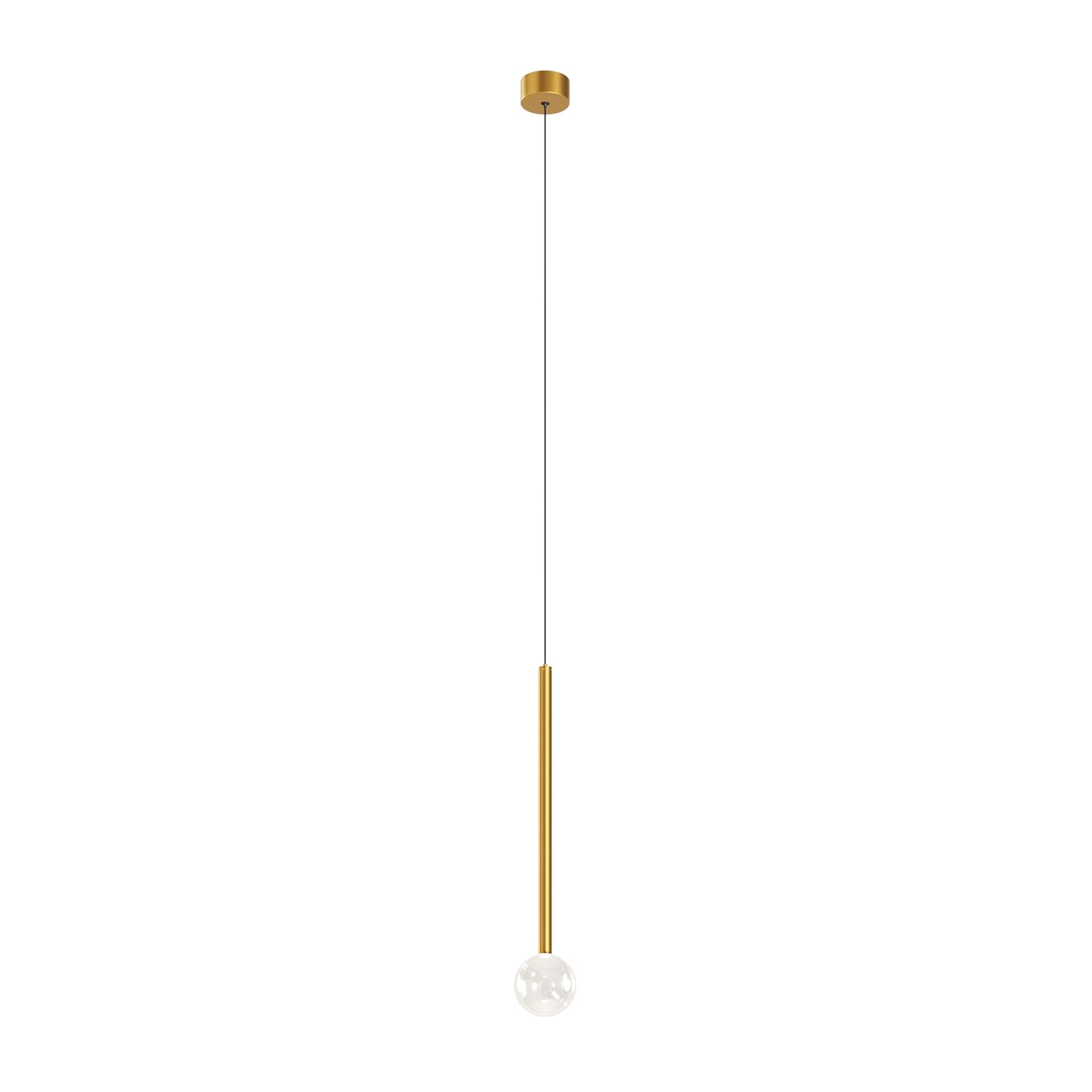 Подвесной светильник Maytoni Bubble dream MOD383PL-L4BS3K, арматура латунь, плафон стекло прозрачное