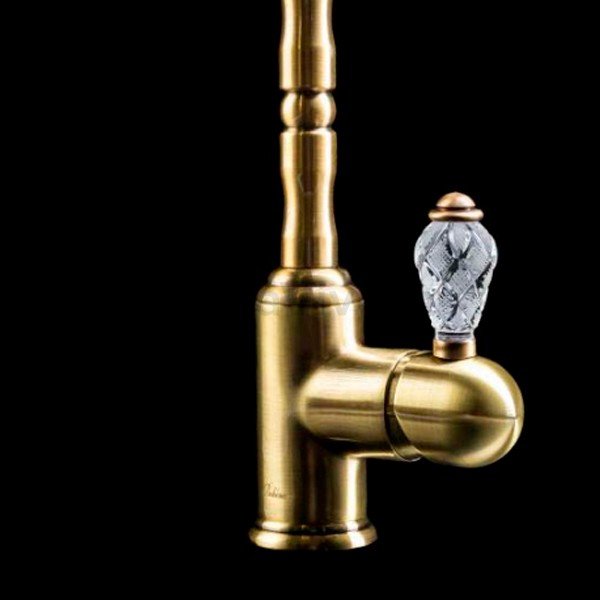 Смеситель Boheme Luxury Crystal 302-CRST для раковины, высокий - фото 1