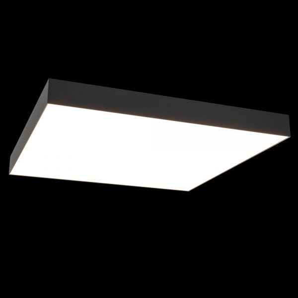 Потолочный светильник Maytoni Technical Zon C067CL-L96B3K, арматура черная, плафон пластик белый