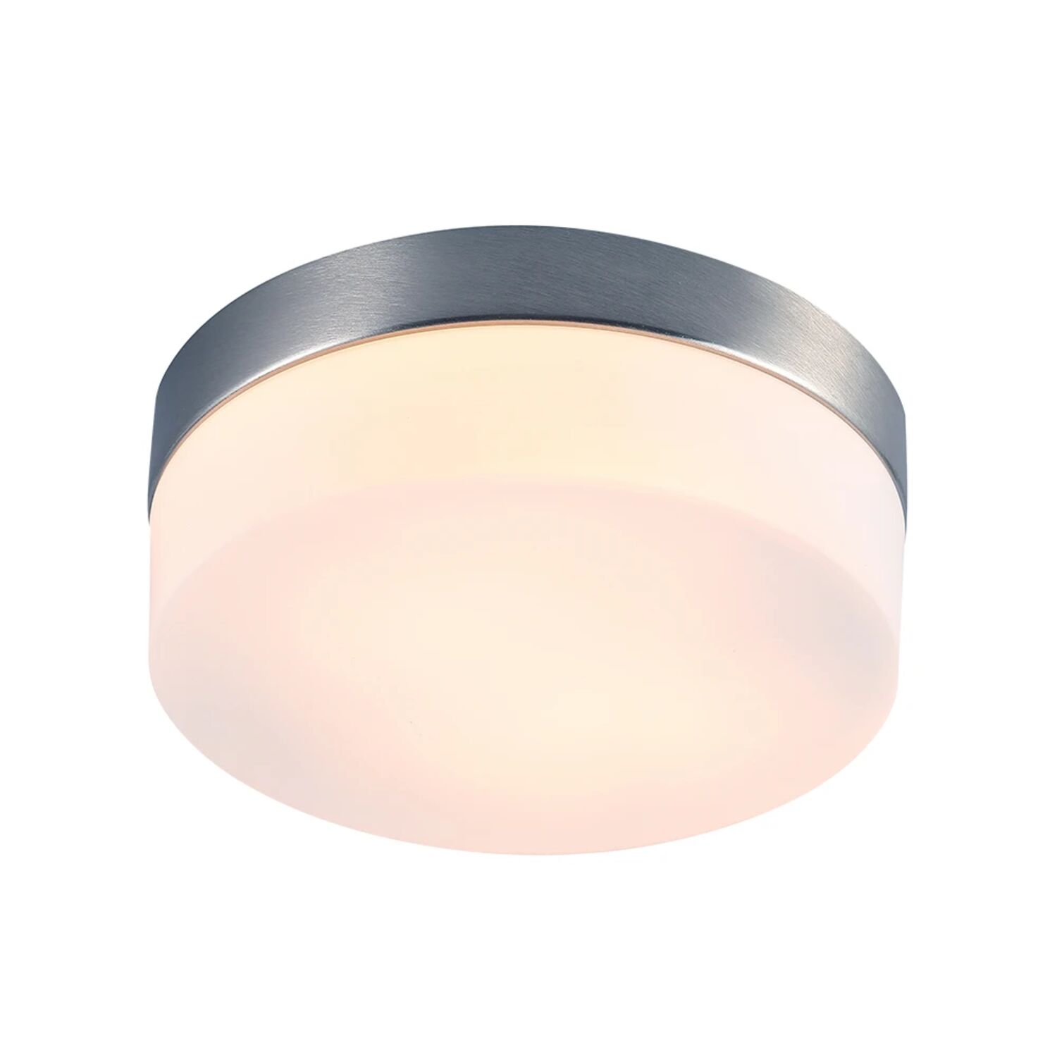 Потолочный светильник Arte Lamp Aqua-Tablet A6047PL-2SS, арматура матовое серебро, плафон стекло белое