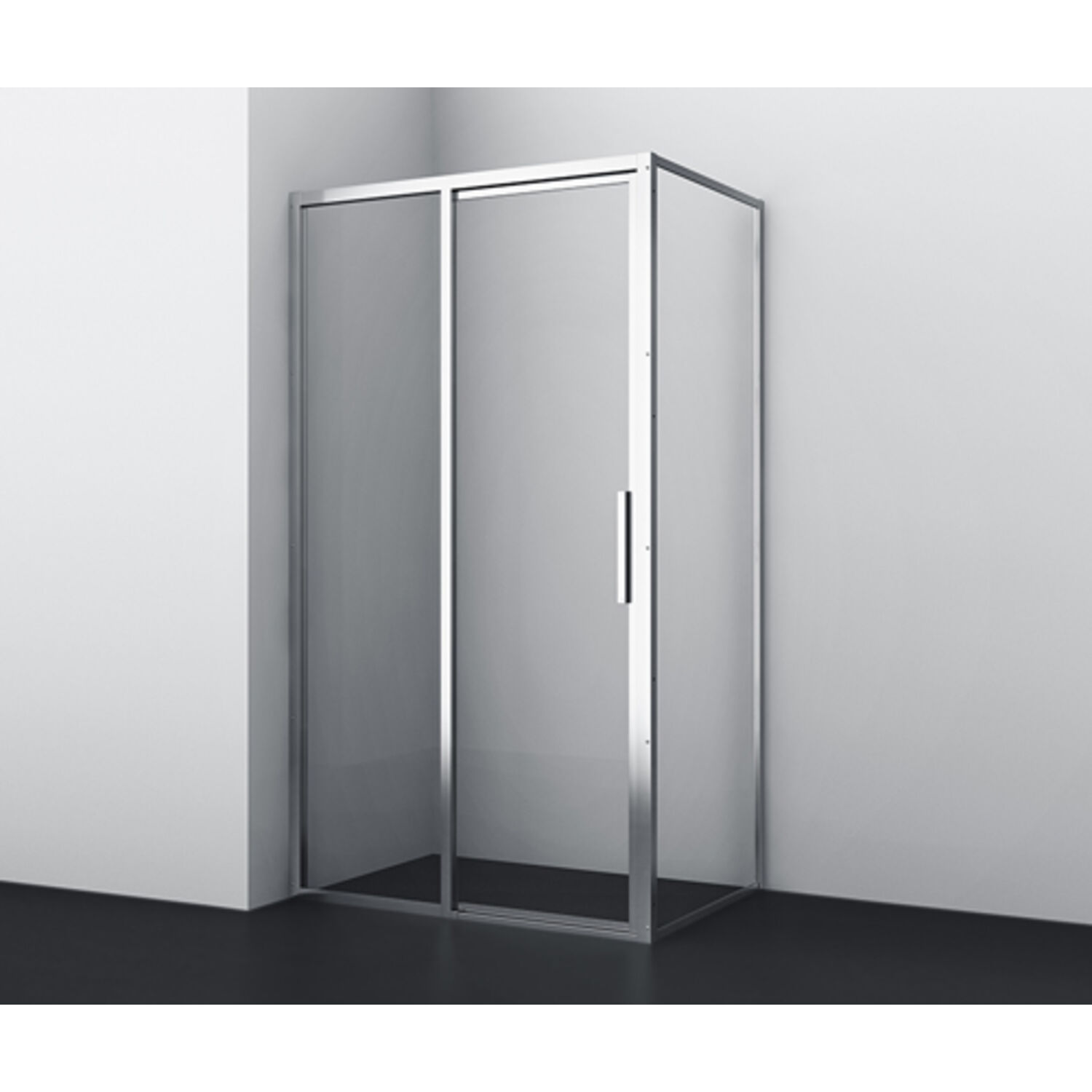 Душевой уголок WasserKRAFT Lopau 32S07L 120x90, левый, стекло прозрачное, профиль серебристый