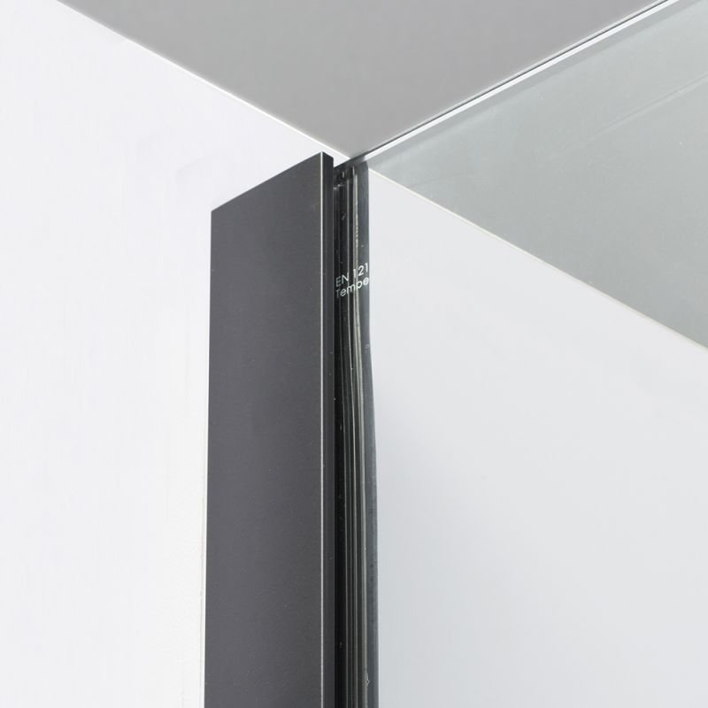 Душевой уголок WasserKRAFT Elbe WasserSchutz 74P19 100х100, стекло прозрачное, профиль черный