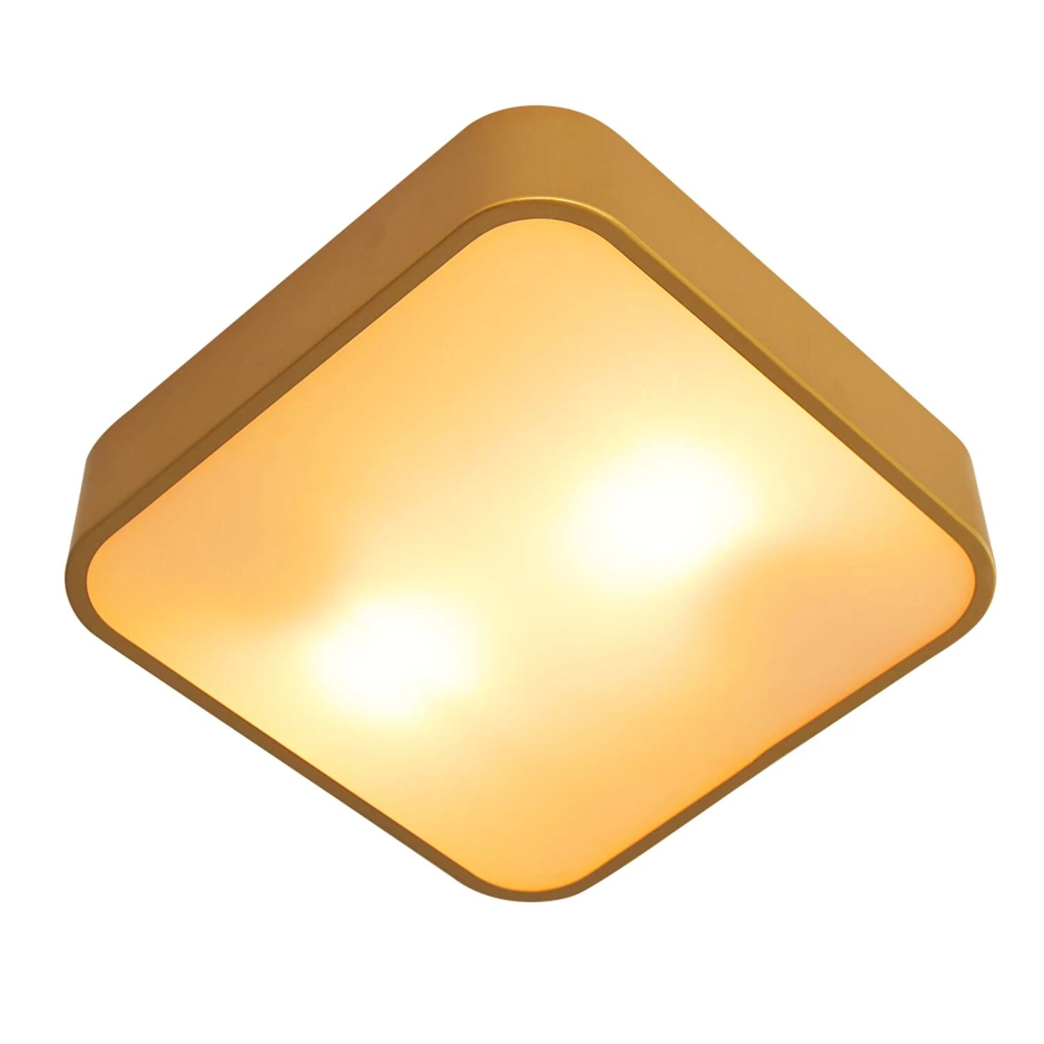 Потолочный светильник Arte Lamp Cosmopolitan A7210PL-2GO, арматура золото, плафон стекло белое