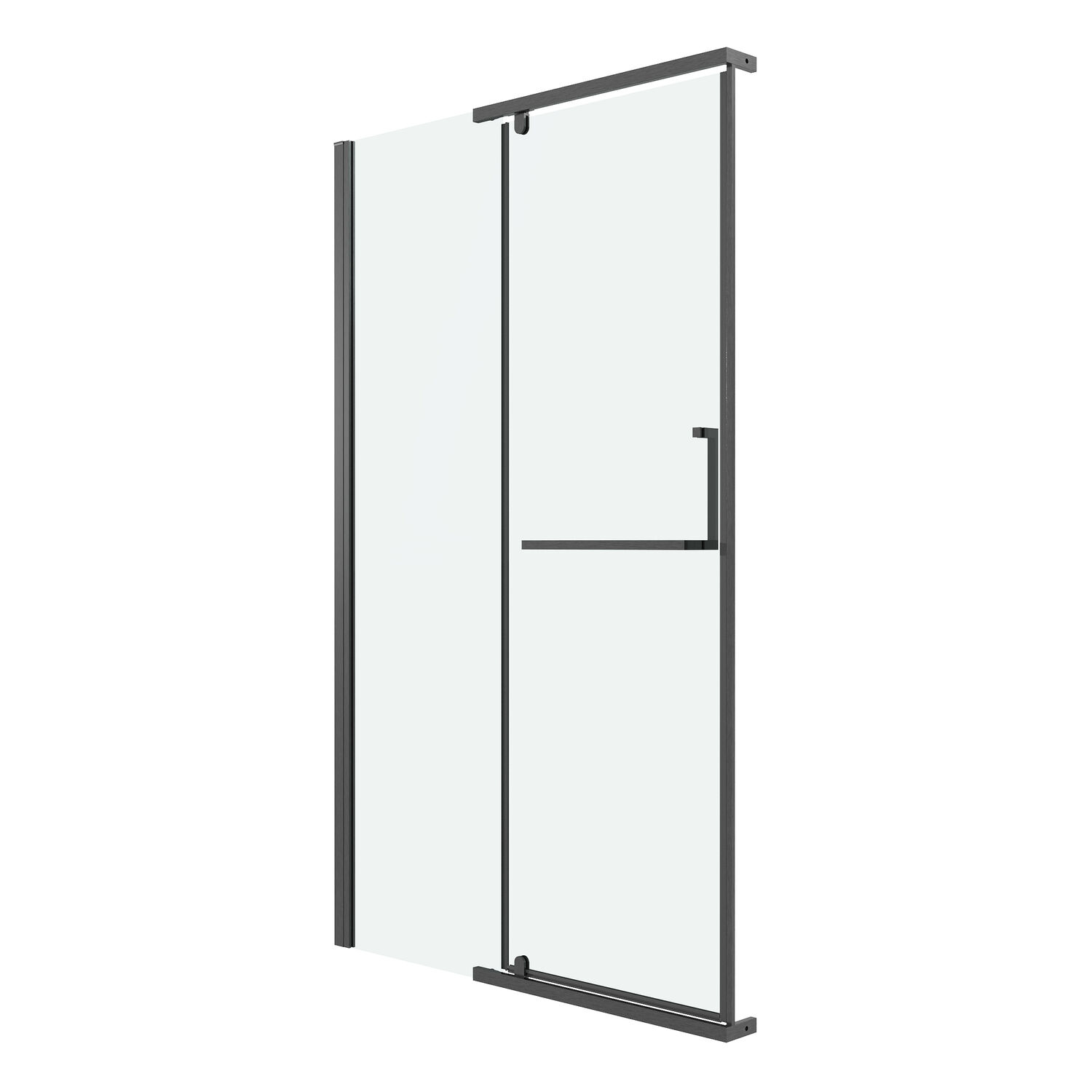 Душевая дверь Grossman Pragma 100.K33.03.120.42.00 120х195, стекло прозрачное, профиль графит сатин